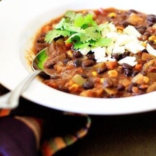 Black Bean and Sweet Potato Chili