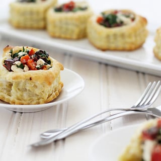 Greek Puff Pastry Appetizers with Kalamata Olives