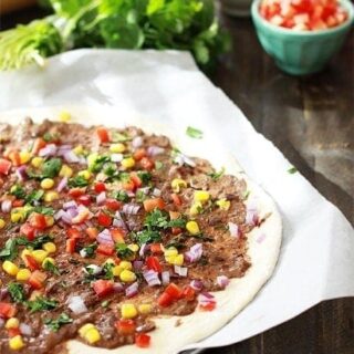 Black Bean Mexican Pizza