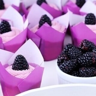 Lemon Blackberry Cupcakes