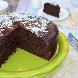 Gluten Free Chocolate Coconut Zucchini Cake