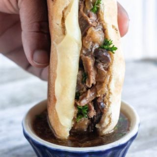 Oven Roasted French Dip Sandwiches