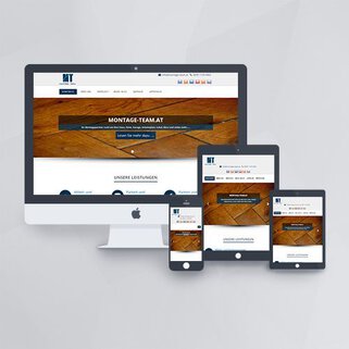 Webdesign - Webseite für Montage Team mit WordPress