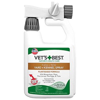 Vet's Best flea tick yard kennel spray prevent flea infestations