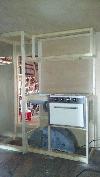 There will also be two pull out/flip up counters for when I'm cooking!