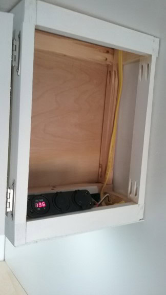the charging station (the right hand side of the uppers