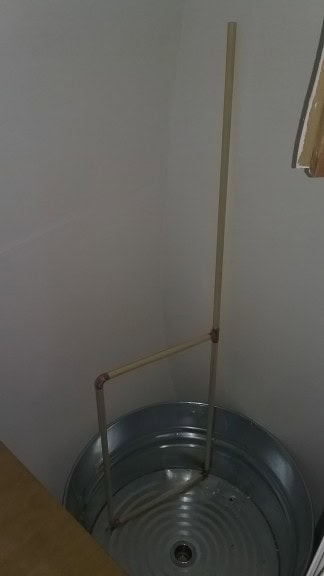 The shower rod