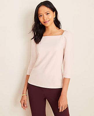 square neck blouse