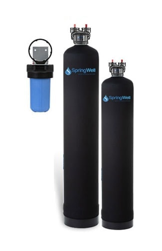 water filter softener combo