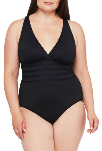 full figure one piece swimsuits