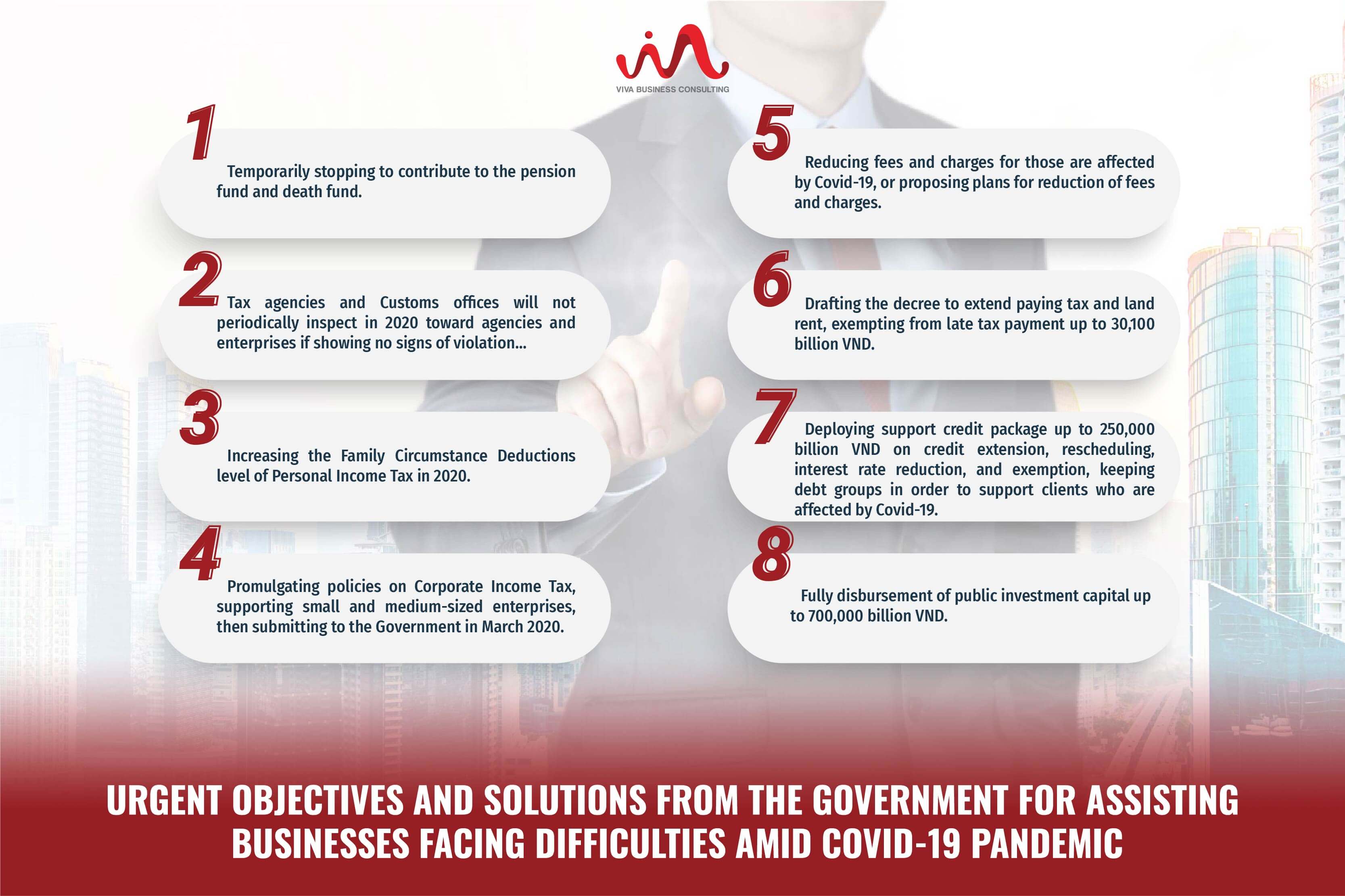 The Government assisting businesses facing covid-19 The Government assisting businesses facing covid-19