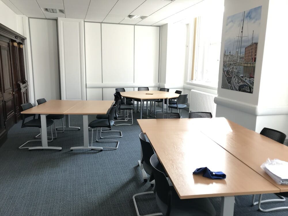 A typical room for presenting - view 2