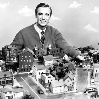 Fred Rogers with the Neighborhood Seen on his show, featured on Wikipedia, courtesy CBS Television Fred Rogers with the Neighborhood Seen on his show, featured on Wikipedia, courtesy CBS Television