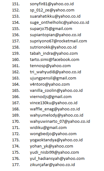 email4 Urutan 151-177 pemberi komentar berhadiah