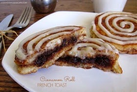 cinnamon roll french toast