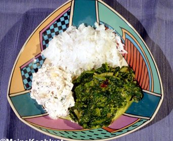 Mughlai Sag - Spinat mit Zwiebeln