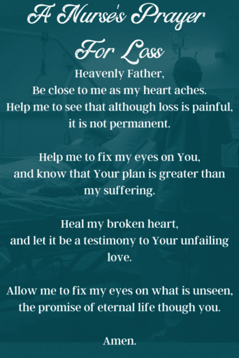 Nurse's Prayer for Loss