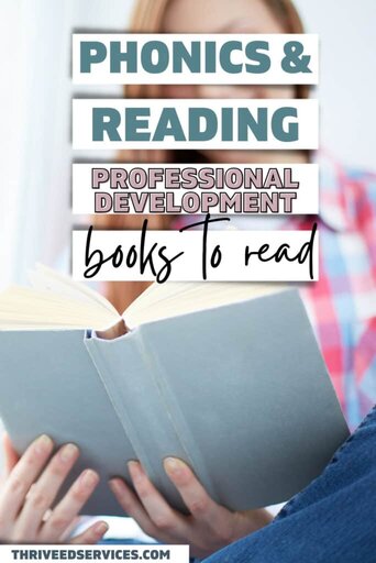 phonics and reading professional development books to read pin image