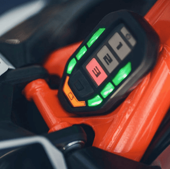 The different ride modes on the KTM Freeride E-XC