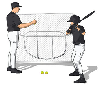 Drop Ball Baseball Hitting Drill