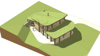 Natural building eco lodge
