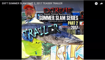 Giant Wahoo wins Extreme Kayak Tournament off Pompano Beach