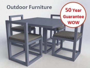 Innovative Garden Furniture With 50 Year Guarantee