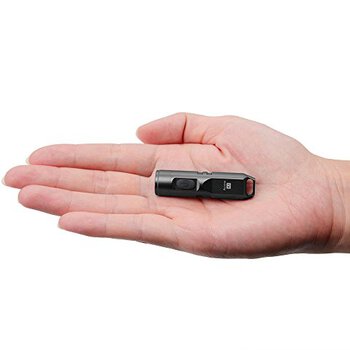 tiny keychain flashlight easy to use everyday carry light small and compact