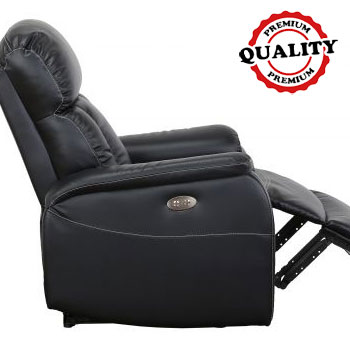 Pareri mobila eMAG Kring Fotoliu Kring Sofi cu recliner electric, piele ecologica, Negru, 83 x 96 x 101 cm