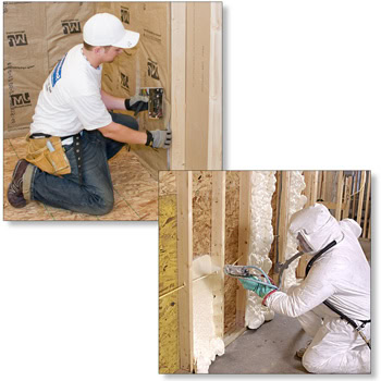 Foam or Fiberglass Insulation Use Fiberglass insulation when soundproofing a room.