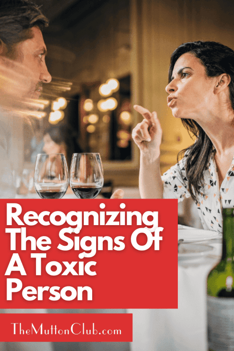 Signs Of A Toxic Person