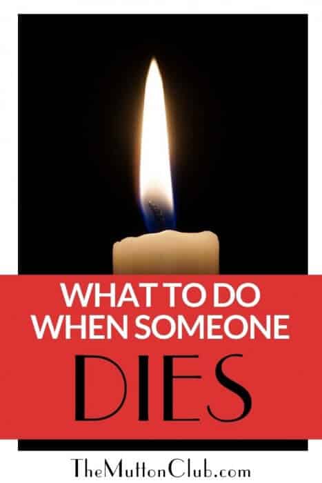 when someone dies