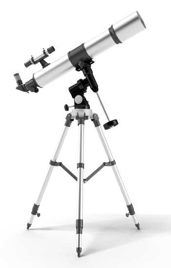 Telescope on a tripod