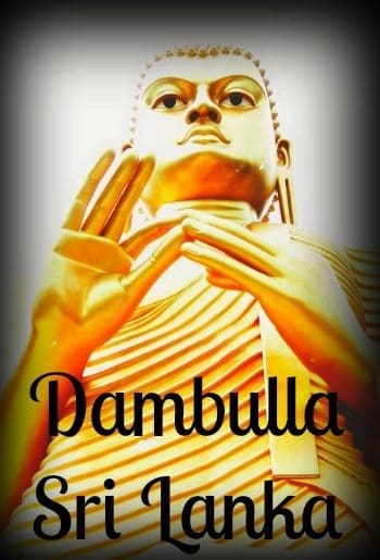Golden Buddha Dambulla Sri Lanka Getting to Dambulla from Kandy Sri Lanka