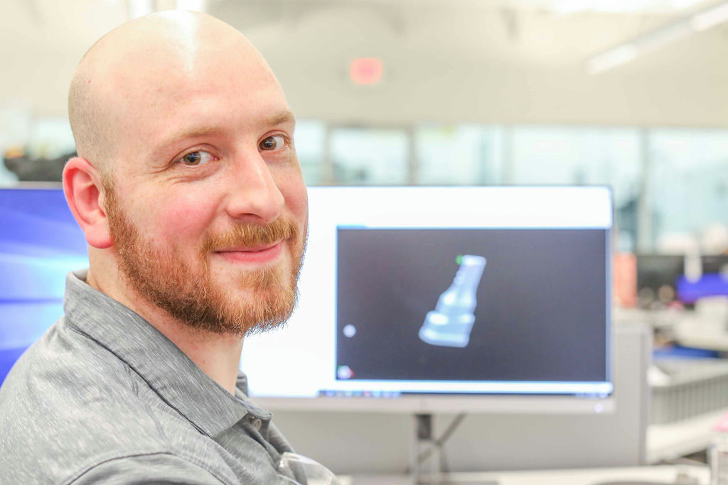 Additive is unlocking performance of the GE9X jet engine, says GE Aviation’s Zach Studt. Image credit: Alex Schroff for GE Reports.