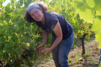 isabelle_suire_vendange_saumur_2020-min Isabelle Suire Vigneronne en vendange
