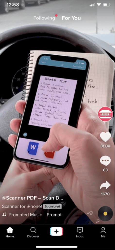 tiktok sponsored ads
