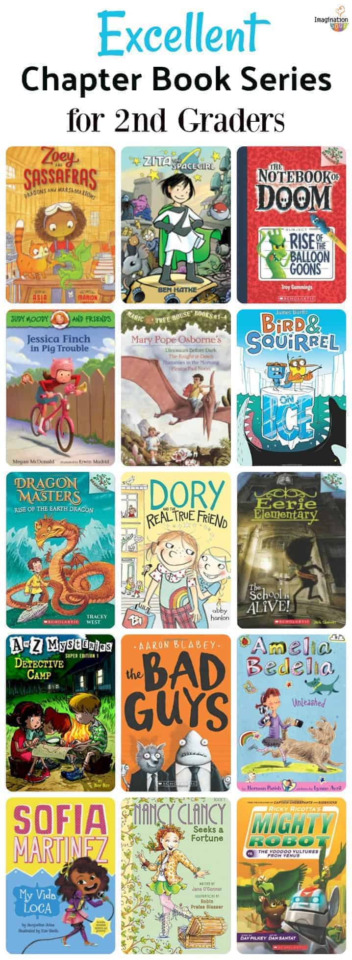 the best chapter book series for 2nd graders (second grade)