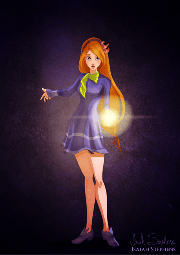 Giselle de Encantada como Daphne de Scooby Doo