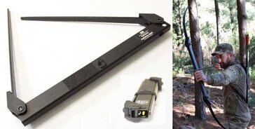 A compact, folding survival bow