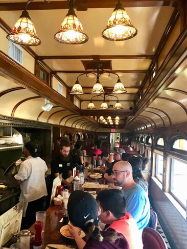 Image of inside of Frank's Diner on Newport Highway, Spokane
