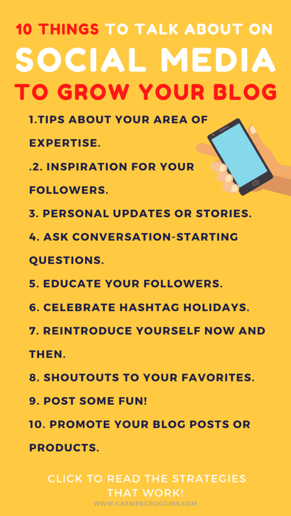 what to talk about on social media