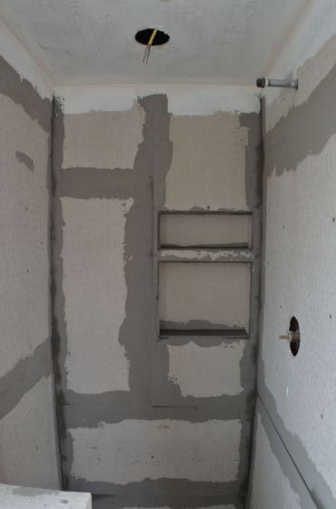 and the shower enclosure