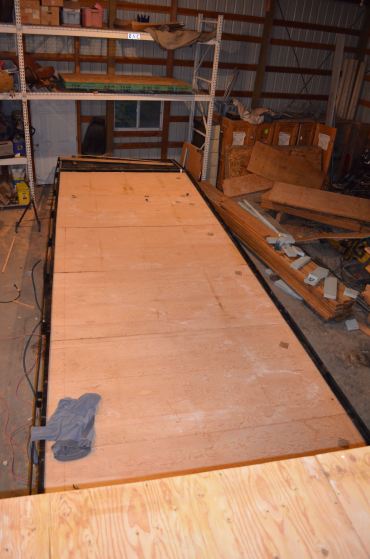 and BAM, I have a tiny house floor!