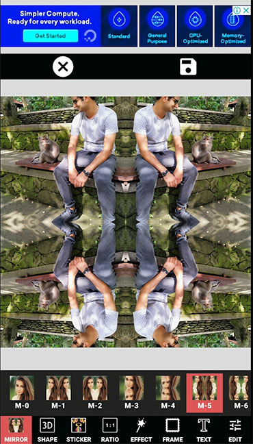 Photo Editor Interface