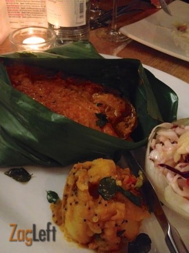 Nottingham England - Tilapia Pollichathu via ZagLeft