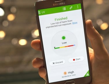 How To Set Up UV Intensity On S Health On Samsung Galaxy Note 4 6 S Health On Samsung Galaxy Note 4