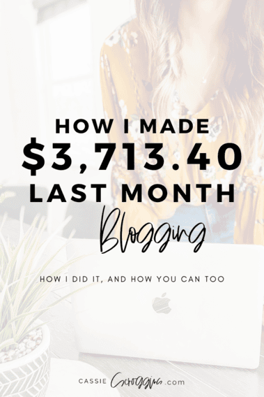 How I Made $3,713.40 in One Month Blogging - December 2019 Blog Income Report