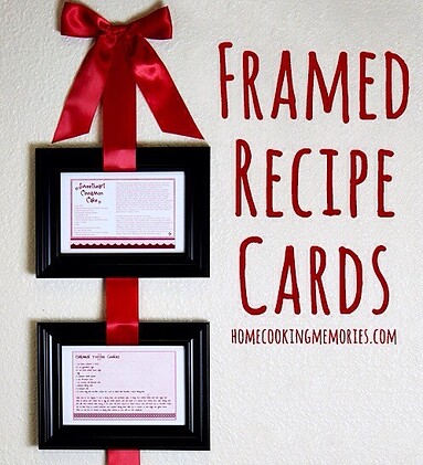recipe cards