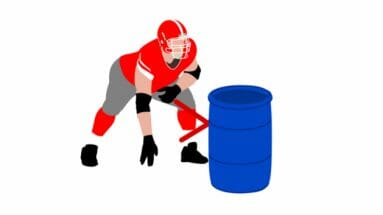 Barrel Drills for Football Running Back Agility